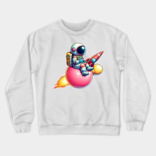 bubble gum Crewneck Sweatshirt